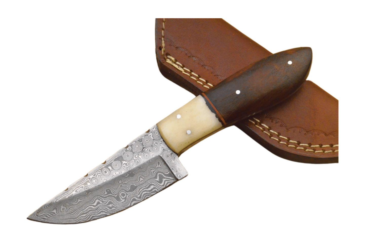 Custom Made Damascus steel Skinning Knife