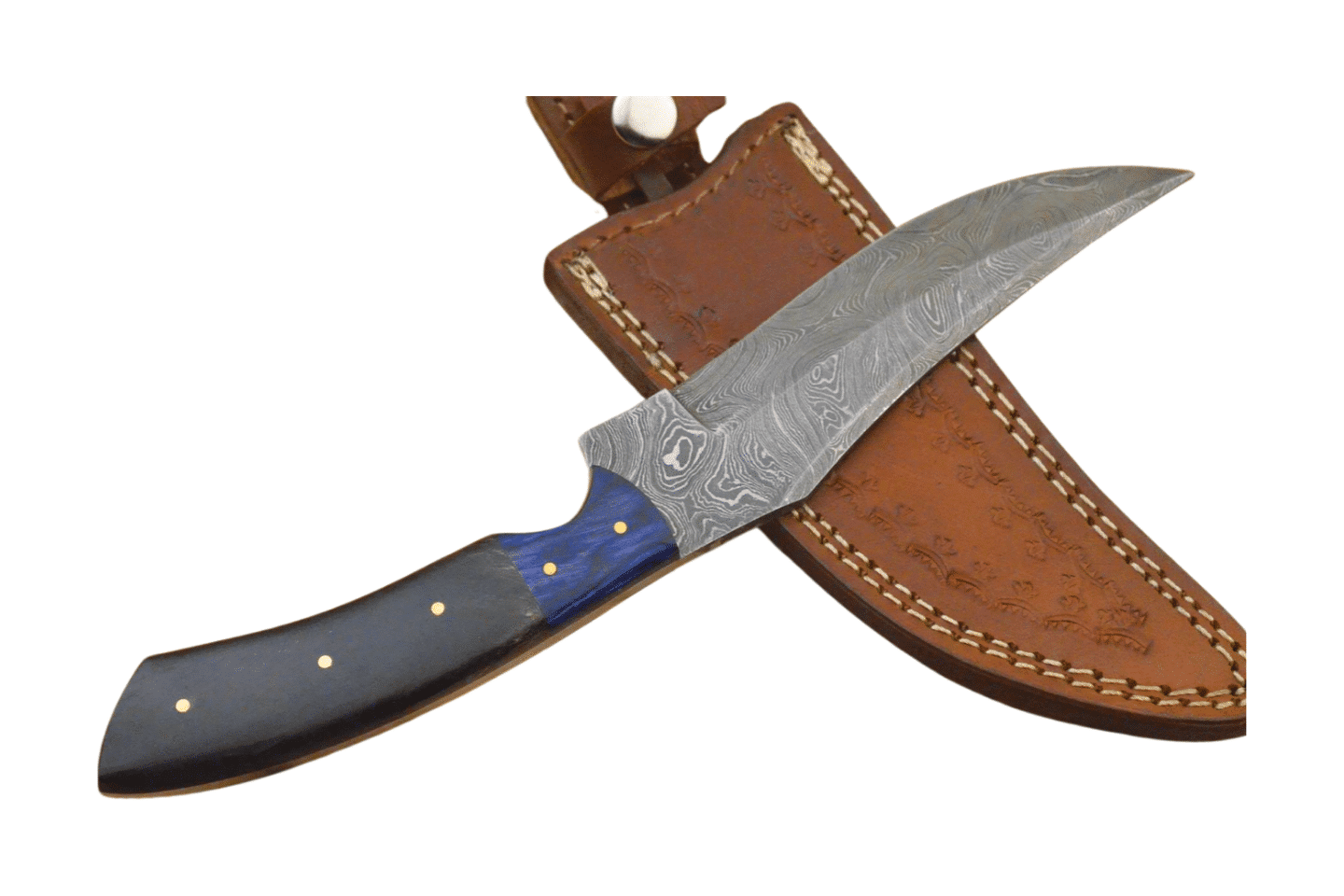 Custom Made Damascus steel Skinning Knife