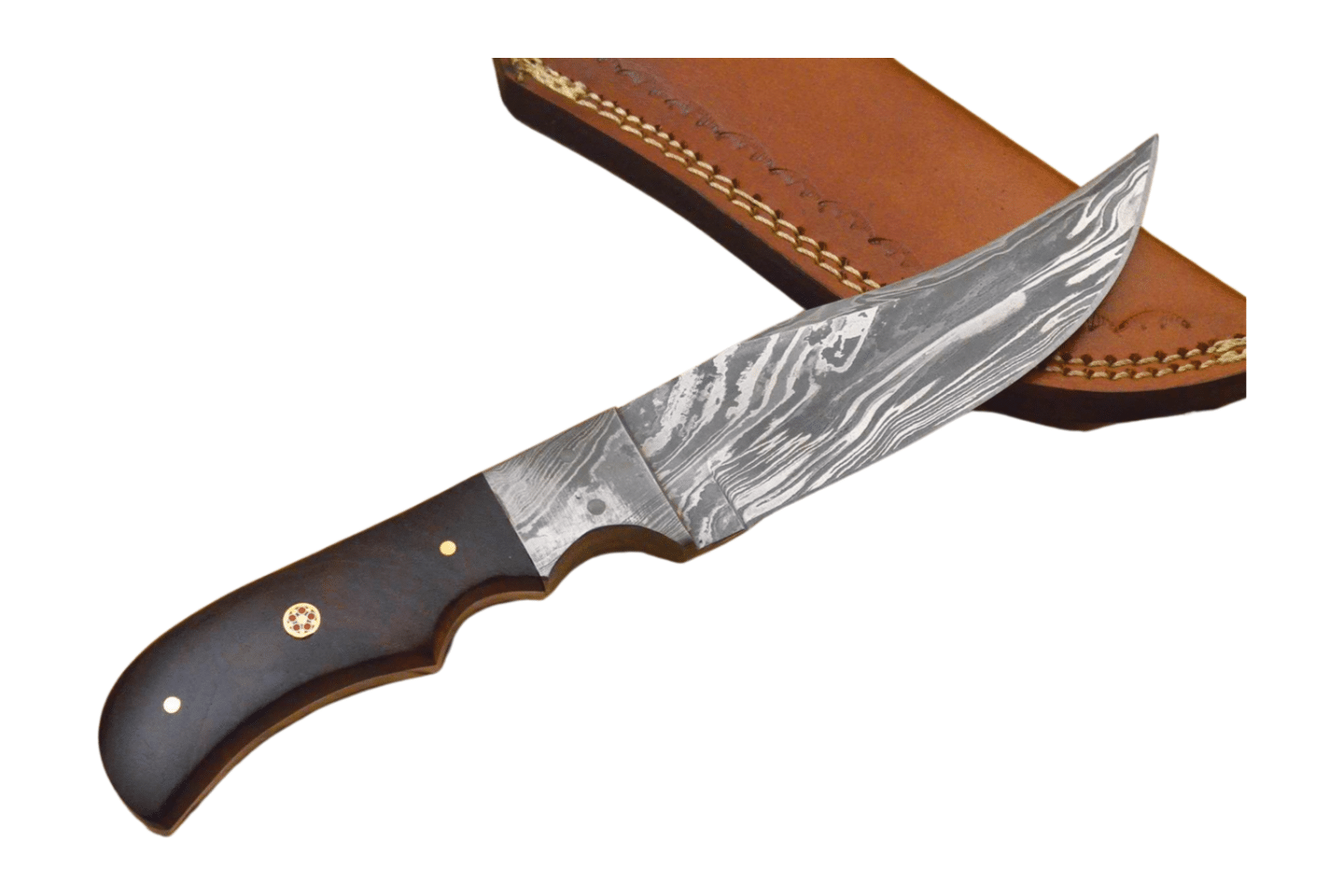 Custom Made Damascus steel Skinning Knife