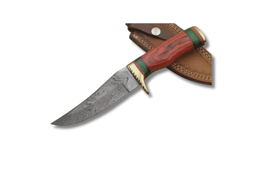 Custom Made Damascus steel Skinning Knife